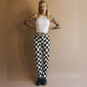 P&Co Checkerboard Fatigue Pants